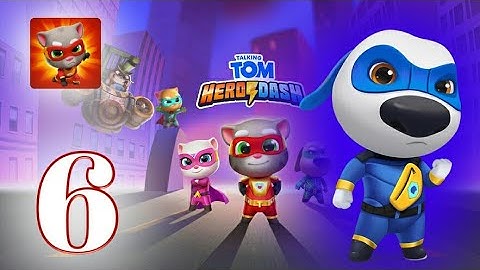 Talking Tom hero dash  : Gameplay Walkthrough part 6 #talkingtomgoldrun