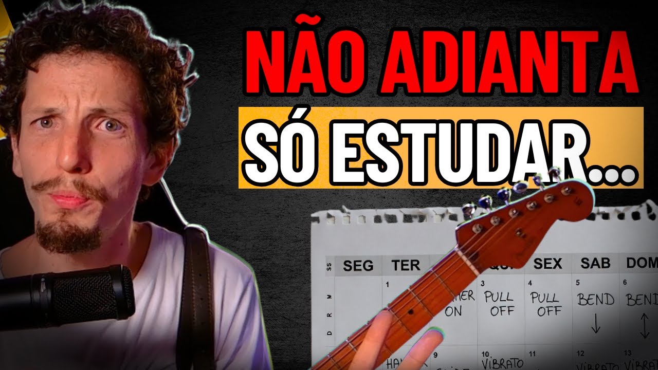 Plano Realista para Ficar Bom na Guitarra em 2026: Sem Atalhos, Só Resultados