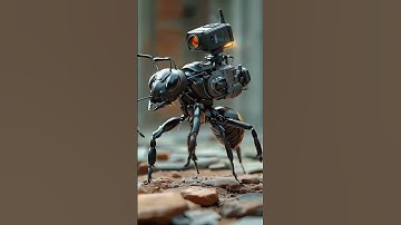 AI-Armed Ant Bots: Swarm of the Future #ai #aishorts #airobot #ytshorts