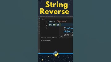 How to Find Reverse a String in Python ? #shorts