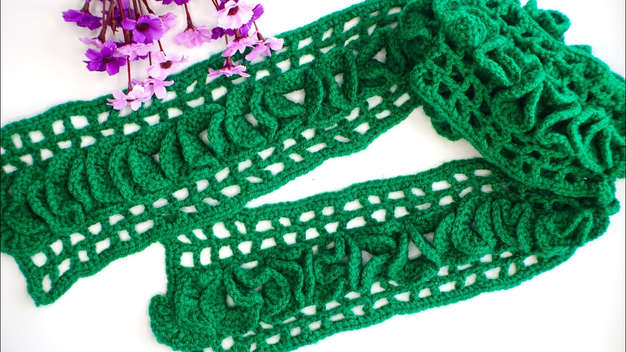 Ruffle Scarf Crochet Pattern Unique Design Ideas Ruffle Scarf Crochet Pattern Unique Design Ideas