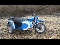 Урал Патруль (Ural Patrol) масштабная модель мотоцикла из бумаги и картона в 12м масштабе.