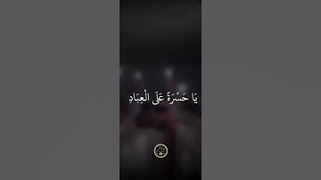 "يَا حَسْرَةً عَلَى الْعِبَادِ" | تلاوة مزلزلة تذكر بعظمة القرآن وموعظة للقلوب#تلاوه #قران