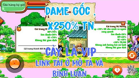 Nro Lậu Mới - Sever Dame Gốc - Tất Cả  Vật Phẩm -Trong Game Có Thể Cày Được - Game Buôn Bán .