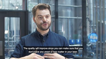 How can a centrifuge improve the flavor and aroma of our beers?