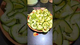 Twisted Cucumber 🥒 Salad # #cucumber#food #recipe#viralvideo#viralshorts#viral