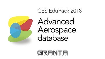 Advanced Aerospace database in CES EduPack