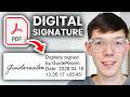 How To Sign PDF With Digital Signature Certificate - Adobe Acrobat Reader