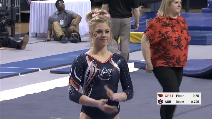 Emma Engler (Auburn) - Balance Beam (8.8) - Oregon State at Auburn 2017