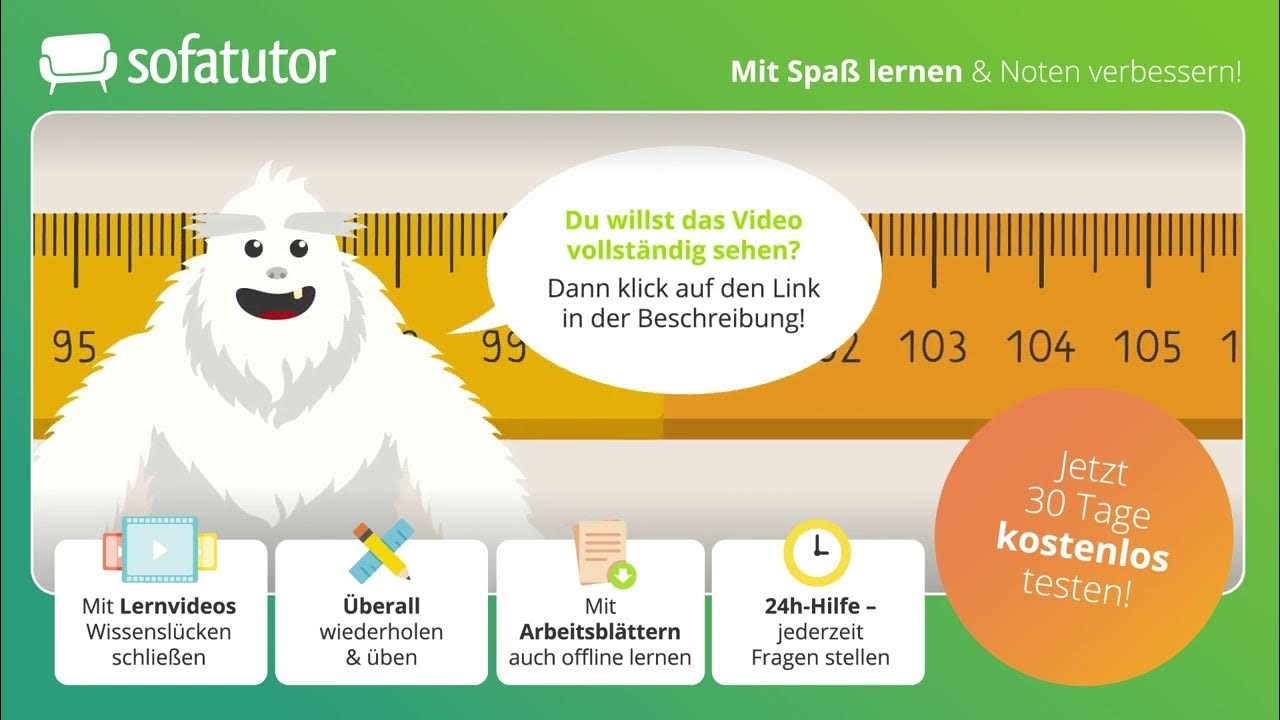 Längen Einführung einfach erklärt Mathematik 1. & 2. Klasse YouTube