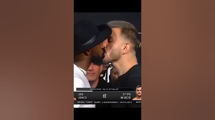 Jon Jones vs Stipe Miocic Face to Face hhh