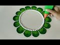 Easy and quick rangoli design
