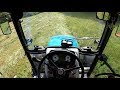 Cab View | New Holland t4 & IMT 539 | Cutting Grass