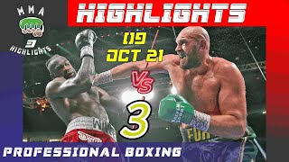 Tyson Fury Vs Deontay Wilder 3 | Highlights | 9.10.2021