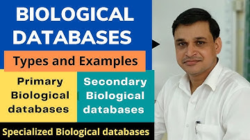 Biological databases - their types and examples