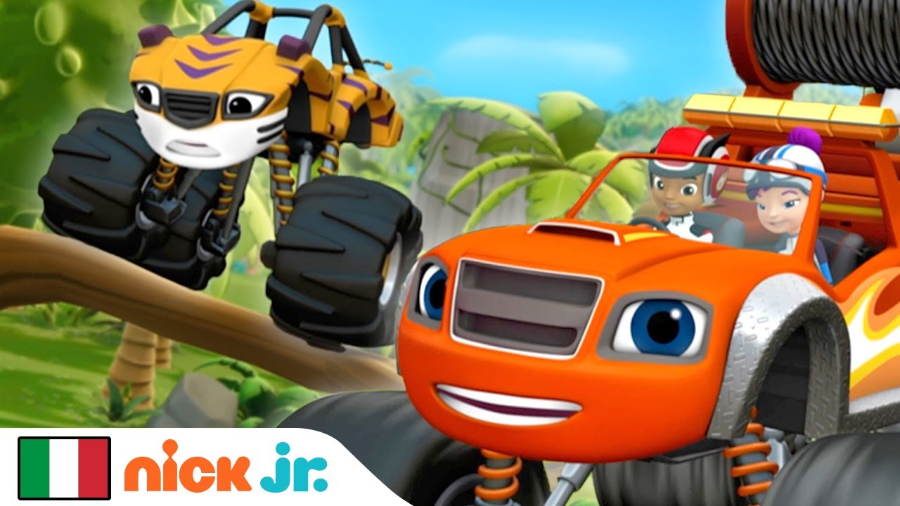 Blaze e le Mega Macchine Blaze deve salvare Stripes! Nick Jr Blaze e le Mega Macchine Blaze deve salvare Stripes! Nick Jr