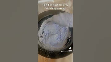 How I mixing my bleaching powder for my wig subscription follow us @Drayasbeautycollection