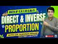 Math class 8th Exercise 1.18 Question no.9 Direct or inverse proportion
