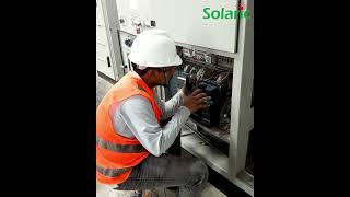 Electrical Panel Works at KEPZ 52 MWp Rooftop Solar Project Update #solaric #shorts