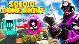 The PERFECT Solo Queue Experience... Rainbow Six Siege