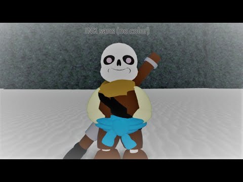 INK SANS FIGHT WIP  ROBLOX ○ 4K 60FPS HDR ○ 