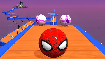 Sky Rolling Ball 3D Gameplay Speedrun Max All Levels 86