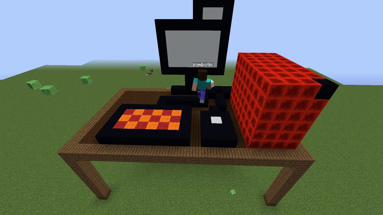 Minecraft Desk Timelapse YouTube