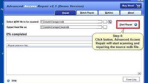 DataNumen Access Repair Video Tutorial (Demo Version)