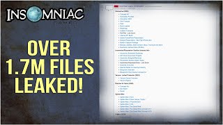 Insomniac Gets HACKED! Over 1.7m files leaked.