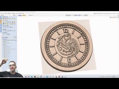 Creating a 3D Model - (Watch Face) - Vectric Aspire