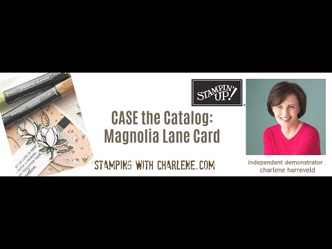 Stampin Up How-To Video: CASE the Catalog