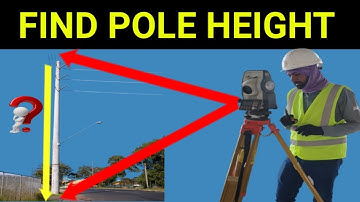 how to check height tower or building by total station / Use REM function in sokkia t .s