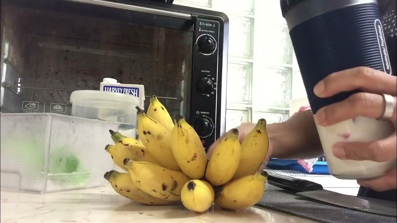 Making smoozy by using morphy Richards portable blender YouTube