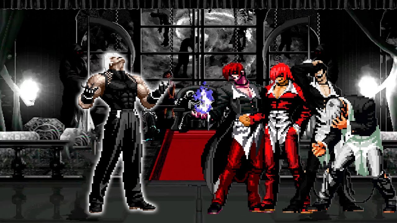 [KOF Mugen] New Final Rugal vs Orochi Iori Yagami Team - YouTube