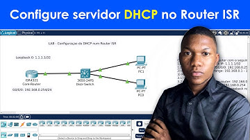 Como Configurar DHCP num Router ISR | Cisco Packet Tracer | CCNA