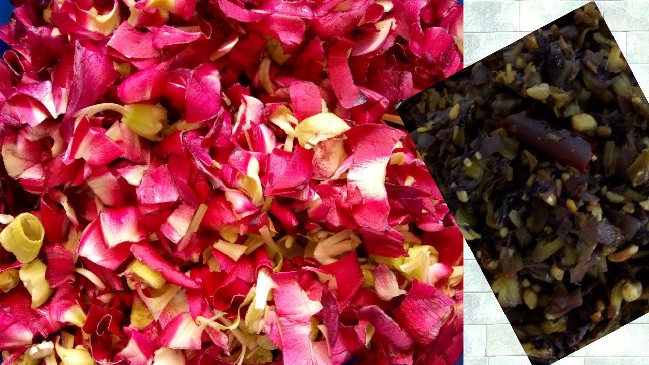 Hummingbird flower stir-fry/Agathi poo poriyal