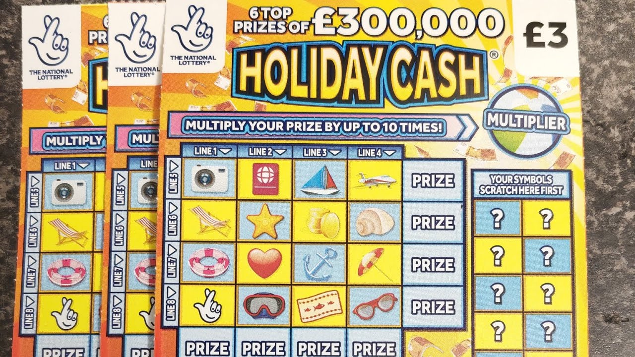 New holiday cash scratch cards £9 in play YouTube