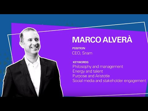 Executive Chat with Marco Alverà, CEO of SNAM