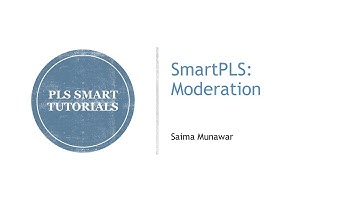 SmartPLS: Moderation