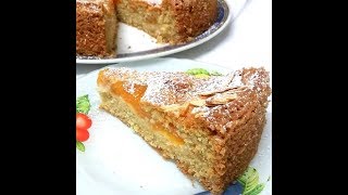 עוגת ברטון בסגנון  צרפתי עם מישמש מהירה ללא מיקסר  French Style Barton Cake With an apricot