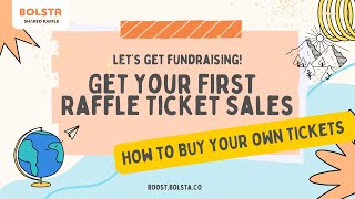 Get Your First Raffle Ticket Sales: How to buy your own tickets