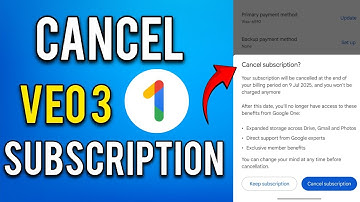 How to Cancel Veo 3 & Google One Subscription | Gemini Trial Cancel Tutorial