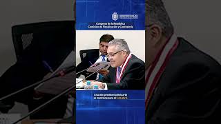 🗣️ Fiscal de la Nación (i) concurre a sesión de Comisión de Fiscalización del Congreso.