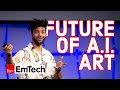Mit technology reviews emtech mit conference  don allen iii  future of ai artwork