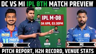 DC vs MI | Match Prediction | IPL 2026 | Match - 8 | DC vs MI 2026 | Cricket Prediction