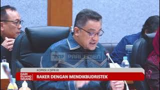 Dari Ruang Sidang - Rapat Kerja Komisi X DPR RI Dengan Mendikbudristek RI  1/4