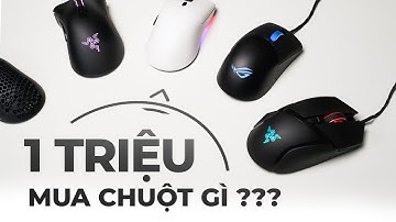 Top chuột chơi game có dây khoảng 1 TRIỆU bạn NÊN mua!