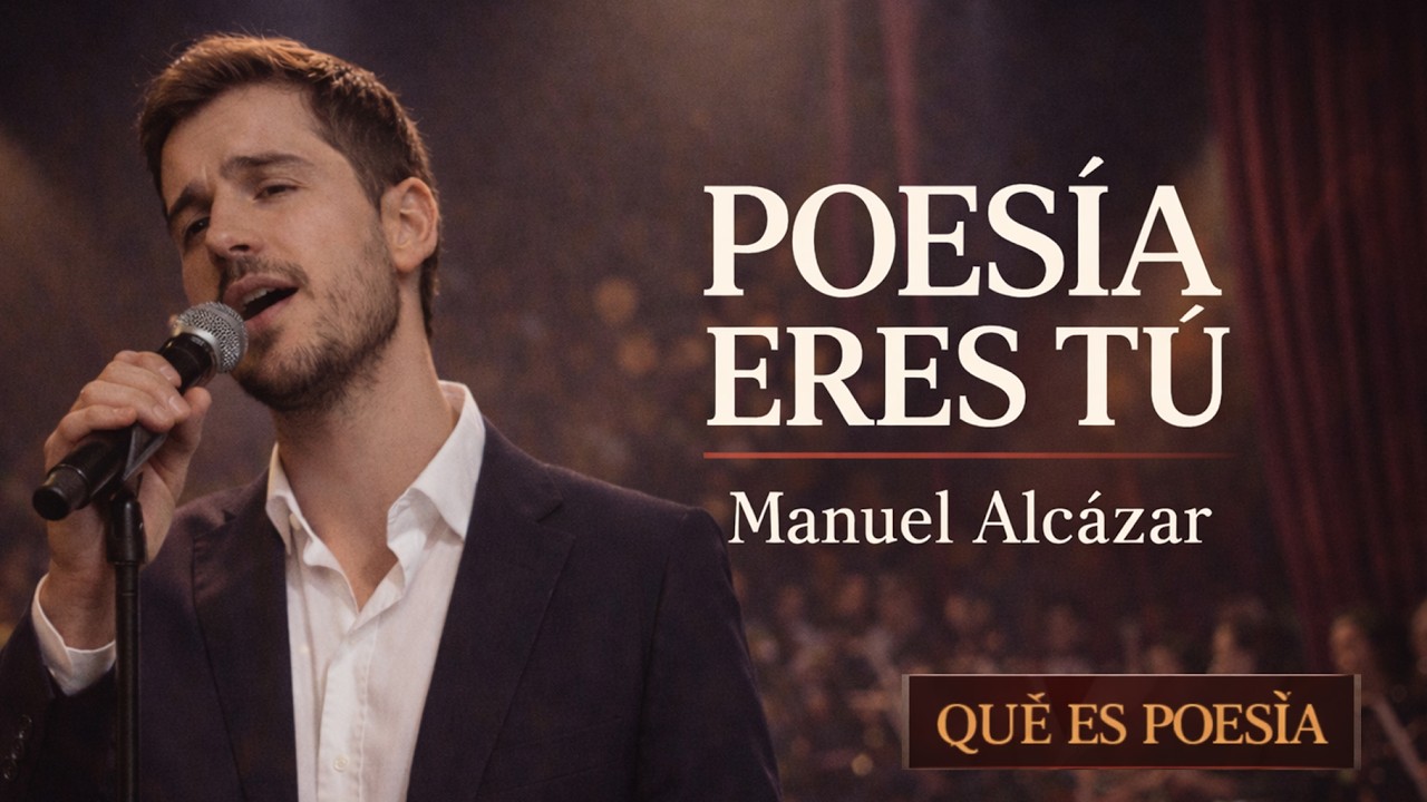 Poesía eres tú (Videoclip + Letra) | Manuel Alcázar | Qué es poesía