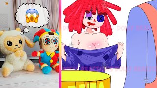 Dolly and Pomni React to Funny Videos About The Amazing Digital Circus | Best TikTok Compilatons #60