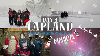 THE MOST MAGICAL DAY - SEARCH FOR SANTA, SAARISELKA SKI RESORT & FESTIVE EVENING GALA | LAPLAND VLOG